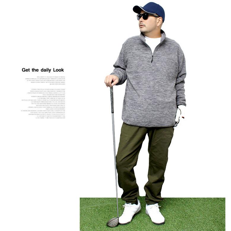 送料無料 大きいサイズ メンズ 激安 ゴルフウェア 秋 冬 コーディネート 暖かい 霜降り 裏 裏起毛 ボア フリース ジャケット もこもこ G3055 Kingman 通販 Yahoo ショッピング