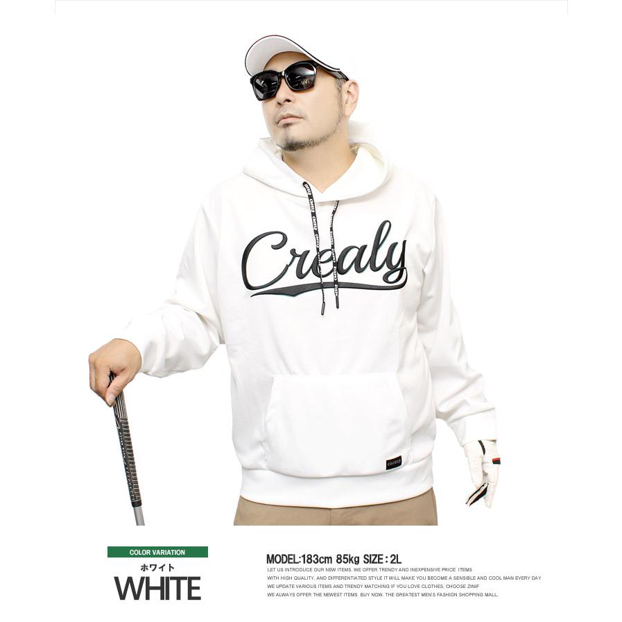 大きいサイズ ゴルフウェア メンズ パーカー プルオーバー ダンボール