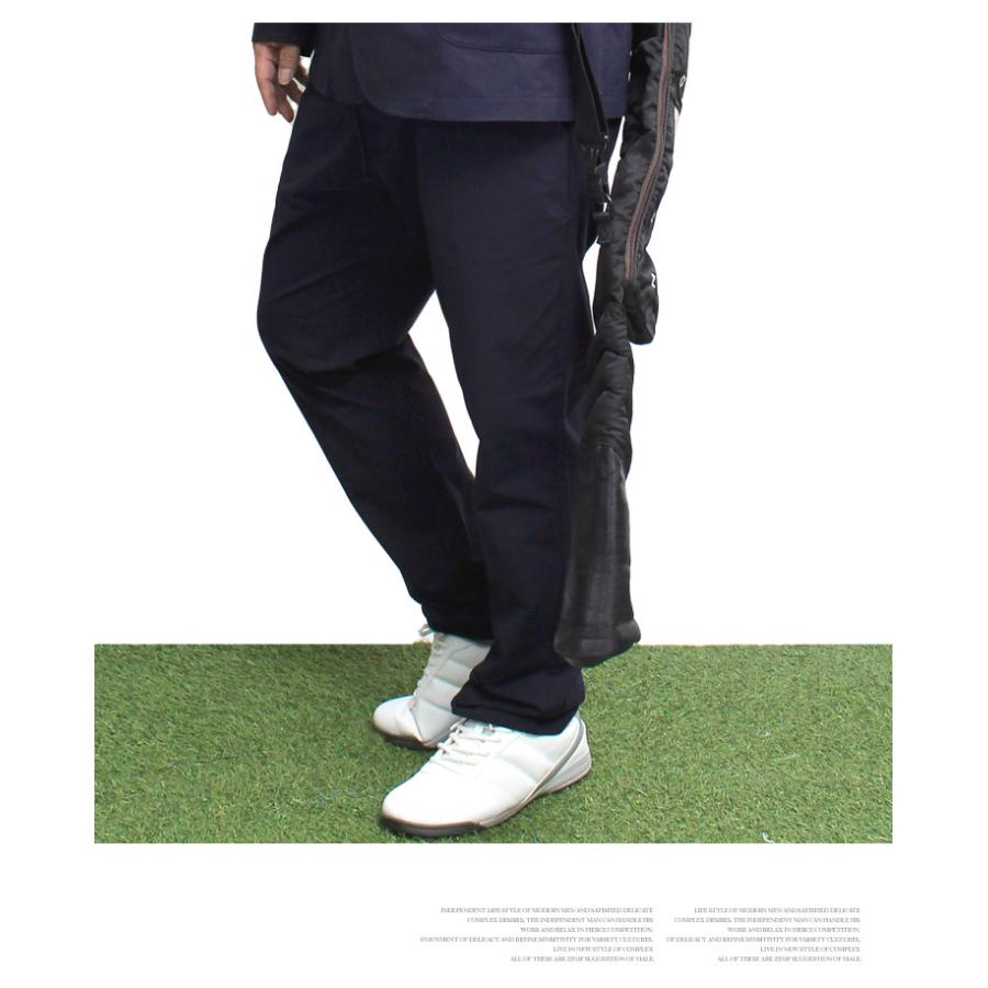 大きいサイズ ゴルフウェア メンズ セットアップ 薄手 ドライ ストレッチ テーラードジャケット イージーパンツ スーツ アウター 上下 |  | 06