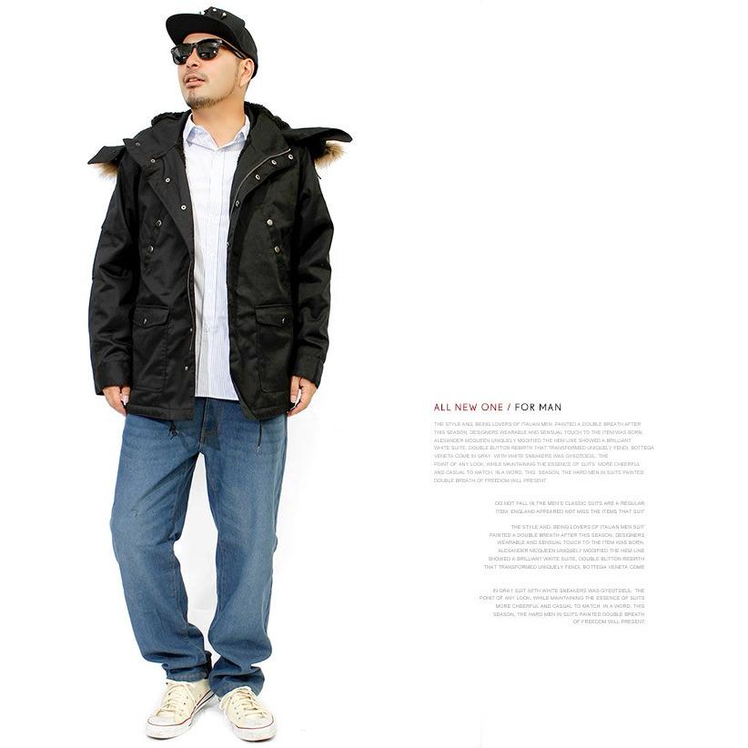 マカフィー N-3B ナイロンファーコンビモッズコート 36 ブラック ALPHA