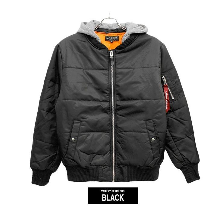 Ma 1 ブルゾン メンズ 中綿 フード付き ミリタリー ジャケット ダウン アウター ブルゾン 保温 黒 ダウン コート パーカー 19秋 新作 R Kingman 通販 Yahoo ショッピング