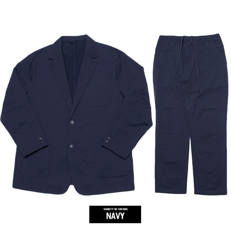 セットアップ メンズ 大きいサイズ 薄手 ドライ ストレッチ テーラードジャケット イージーパンツ スーツ アウター 上下 ビジネス 伸縮 トラウザー |  | 18