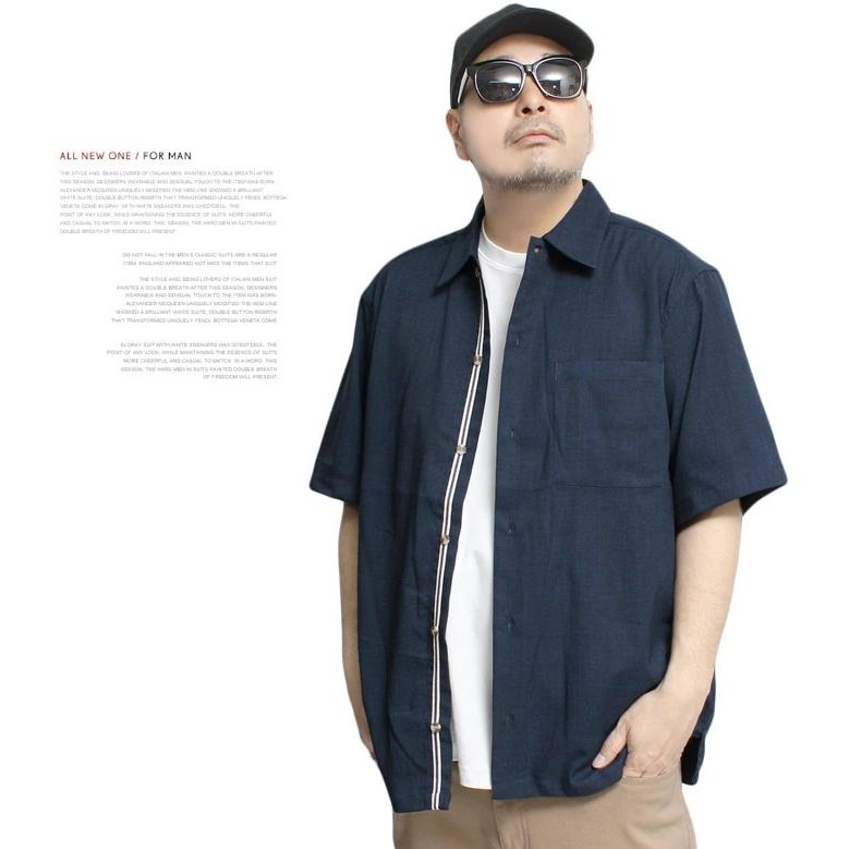 セットアップ メンズ 大きいサイズ ジャージ 上下 リネンライク 麻風 半袖シャツ ベイカー 7分丈 クロップドパンツ ショートパンツ ハーフパンツ |  | 04