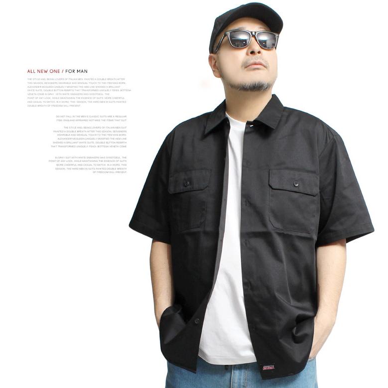 ジェニュイン ディッキーズ(GENUINE セットアップ メンズ 大きいサイズ 半袖 ワークシャツ チノ ショートパンツ 半袖シャツ 膝下 チノパンツ |  | 07