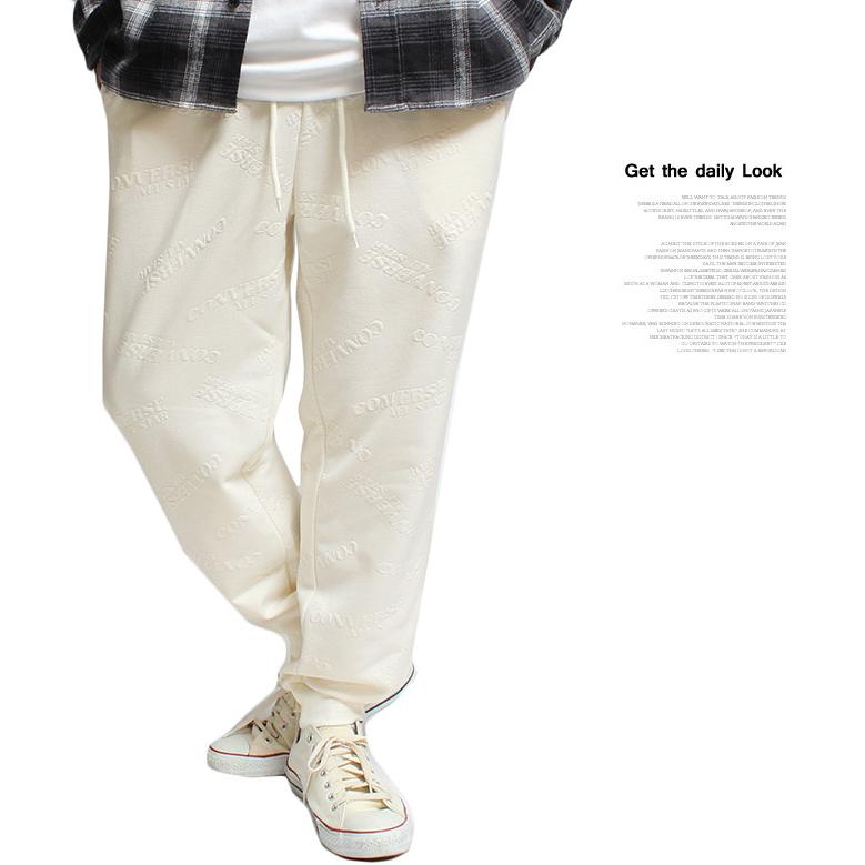 コンバース(CONVERSE) セットアップ 大きいサイズ メンズ ジャージ上下 ふくれ ジャガード ロゴ プルオーバー パーカー スウェットパンツ ジャージ | CONVERSE | 06