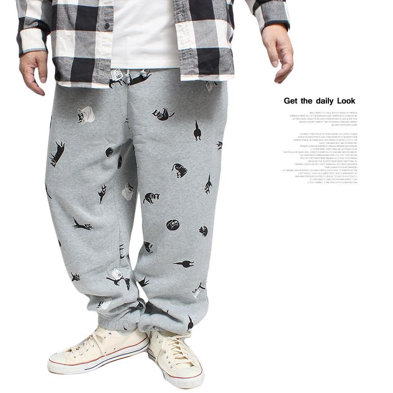 スウェット 上下 冬 セットアップ メンズ 大きいサイズ 裏起毛 スポーツ 3L ゴルフ カジュアル おもしろ 猫 スウェットパンツ パーカー オーバーサイズ |  | 06