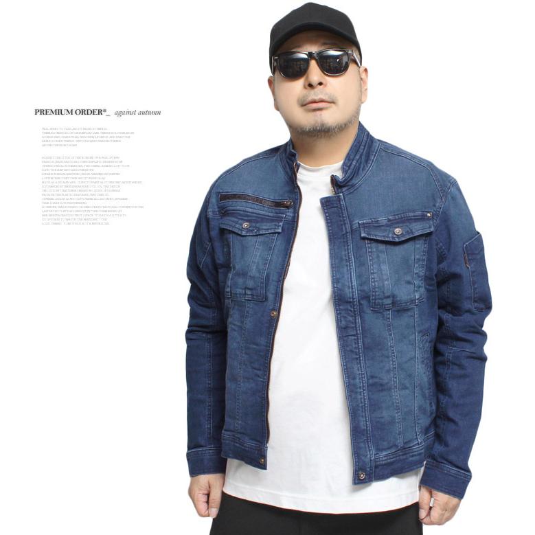 デニム セットアップ メンズ 大きいサイズ ストレッチ 速乾 Gジャン ジャケット カーゴパンツ ブルゾン アウター ジャンパー 作業着 作業服 ワークパンツ |  | 04