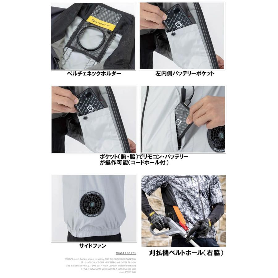 爆買 冷蔵服 最強 空調服 フルセット ペルチェ モバイルッテリー