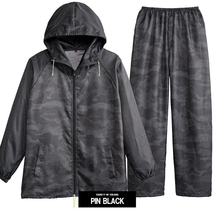 セットアップ メンズ 大きいサイズ 高耐久 撥水加工 軽量 薄手 ジップアップ マウンテンパーカー イージーパンツ 上下 レインウェア 作業着 ワーク スポーツ |  | 17