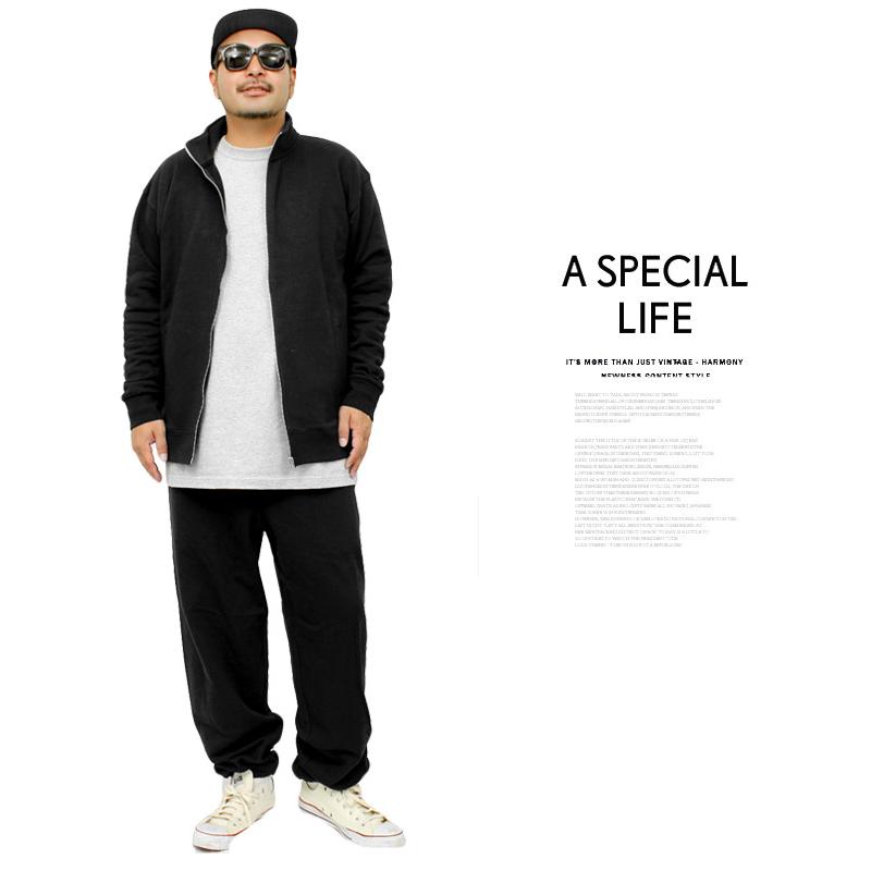 セットアップ メンズ 大きいサイズ スウェット 裏毛 9.7オンス 無地