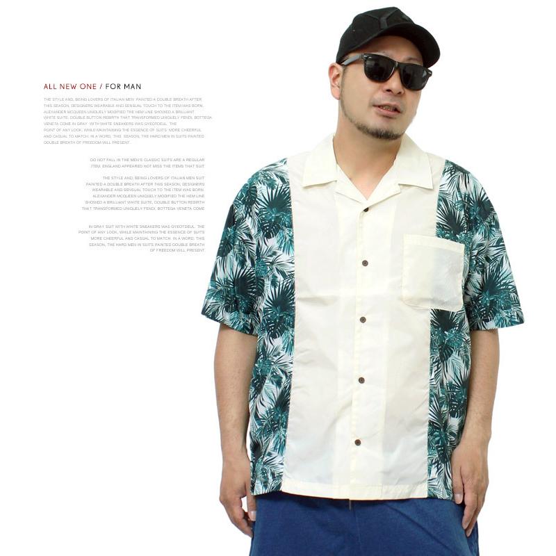 古着 90's 総柄シャツ アロハシャツ レトロ ビンテージ 一点物 BLUE SKY ビンテージ 90s アロハシャツ L 半袖 総柄 レーヨン 青