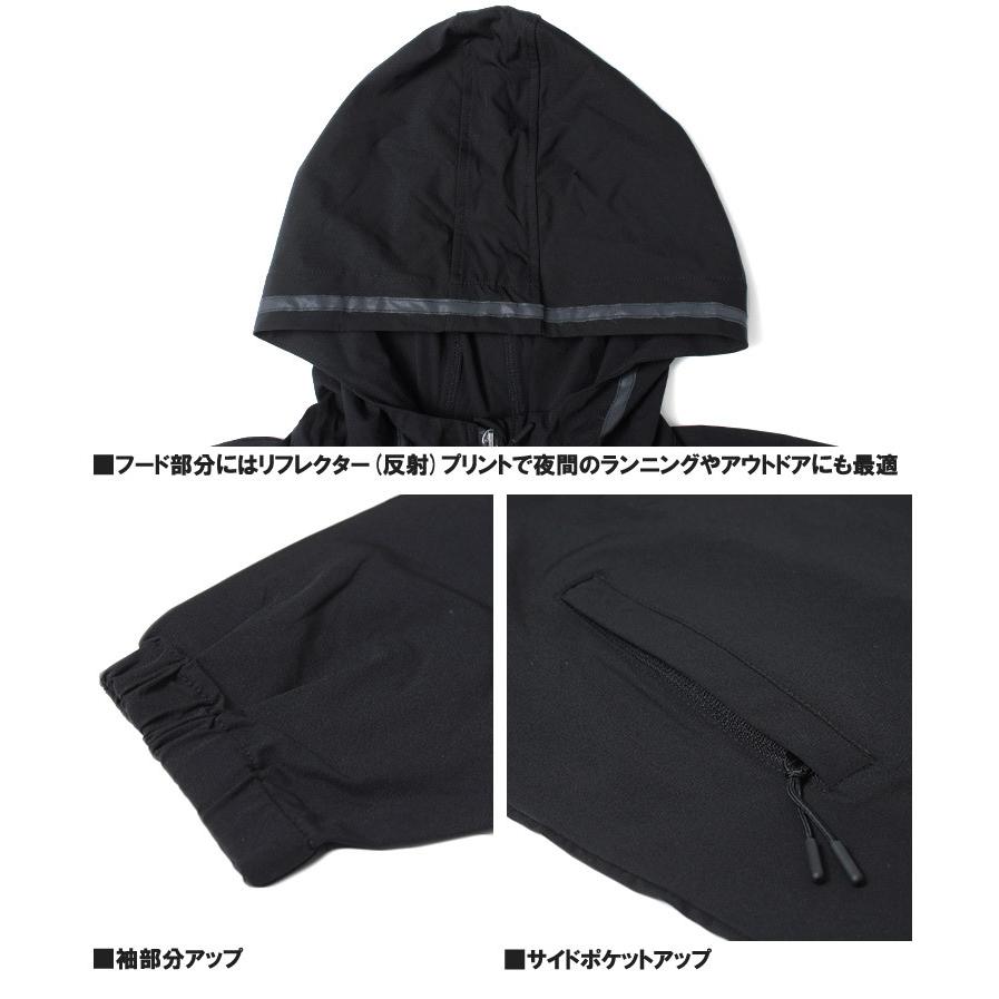 爆買 セットアップ メンズ ナイロン 止水ジップ リフレクターテープ