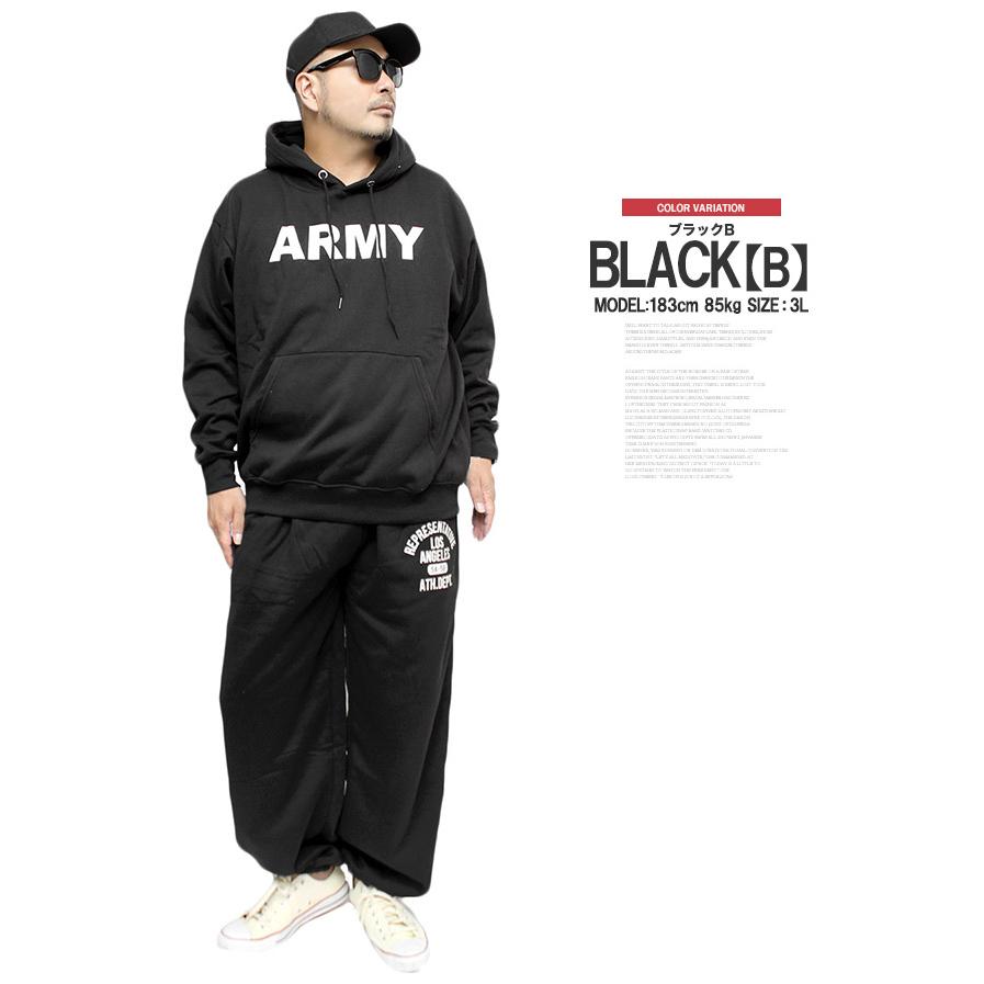 セットアップ メンズ 大きいサイズ 裏起毛 アメカジ プリント