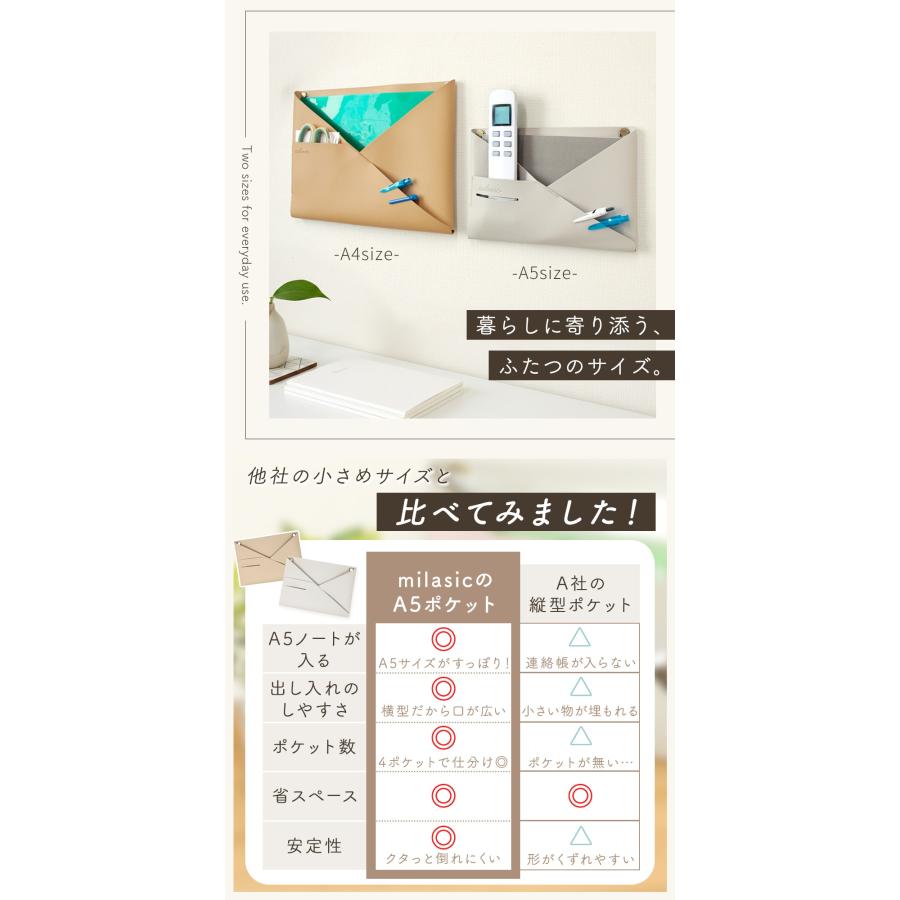 ウォールポケット おまけ付き A4 レターポケット レターラック 壁掛け