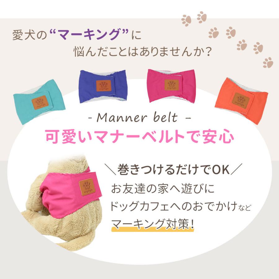 マナーウェア 返品交換不可 ペット 4サイズ マナーベルト 犬 マナー ズレ防止 おむつ かわいい 洗える 散歩 高齢犬 介護用 オス