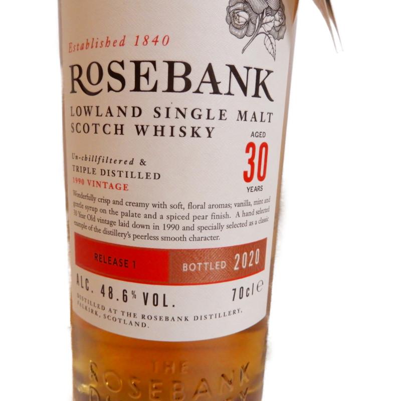 ローズバンク ROSEBANK 30年 1990 2020 リリース1 700ml ni : お酒販売