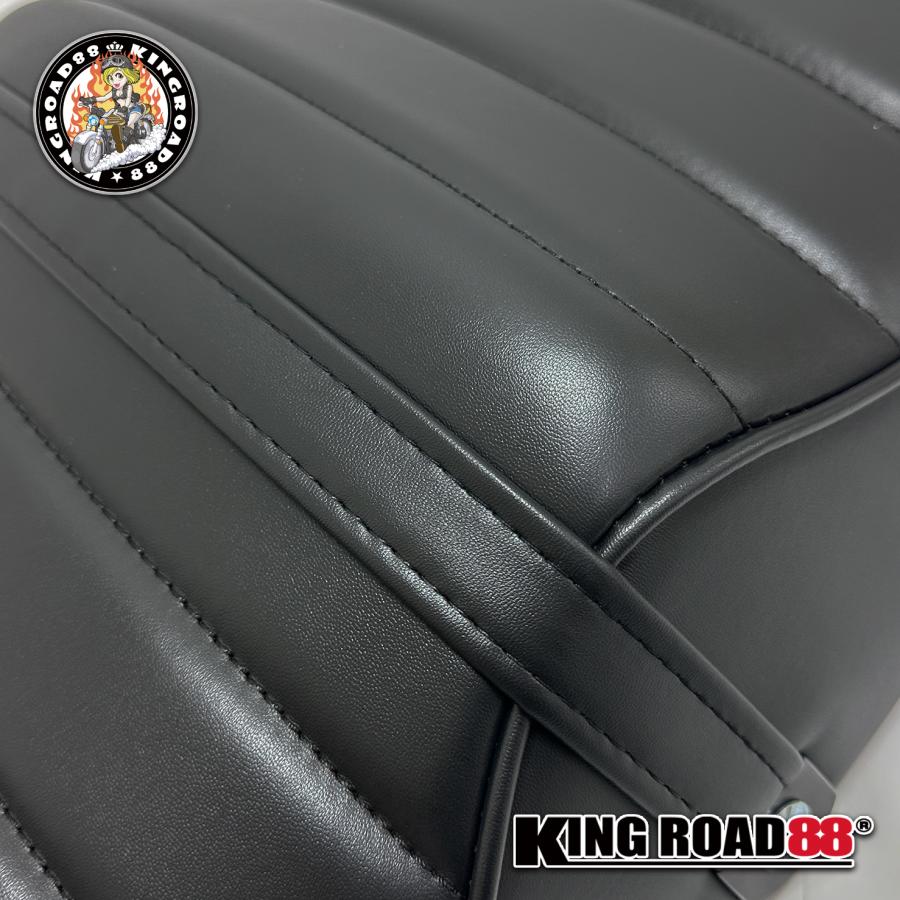 ゼファー400 2型 後期 ZR400C KingRoad88 タックロールシート ブラック