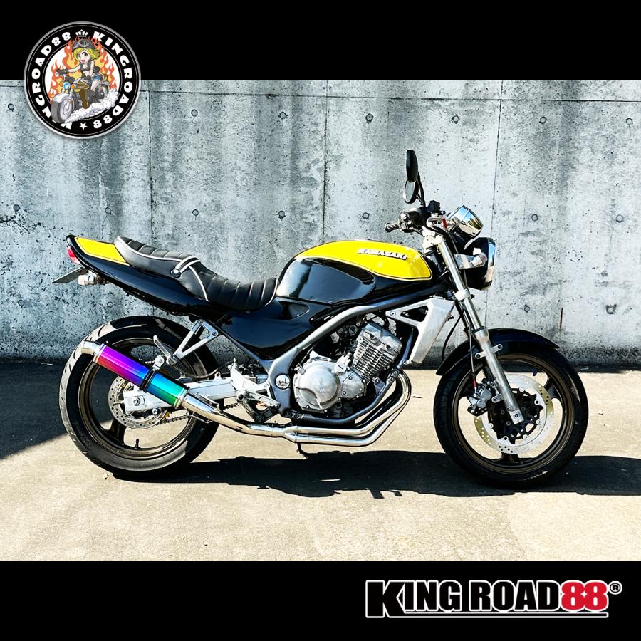 カワサキ バリオス1 ZR250A KingRoad88 タックロールシート ブラック パイピングホワイト バリオス 1型 バリオス I型 シート｜kingroad88｜10