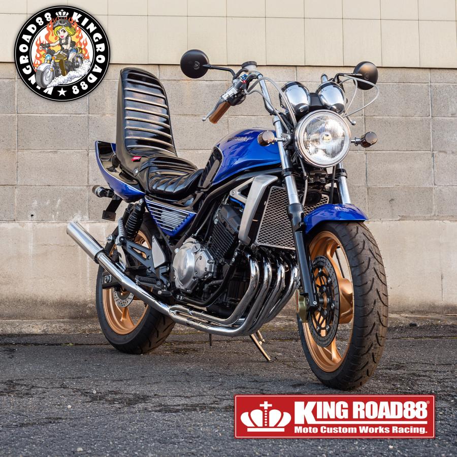 バリオス2型 ZR250B マフラー KingRoad88 King管 フルエキゾースト