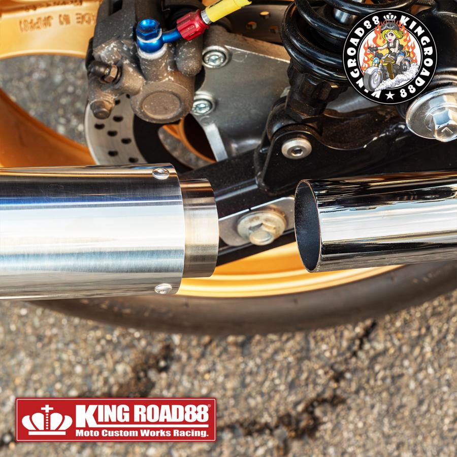 バリオス2型 ZR250B マフラー KingRoad88 King管 フルエキゾースト