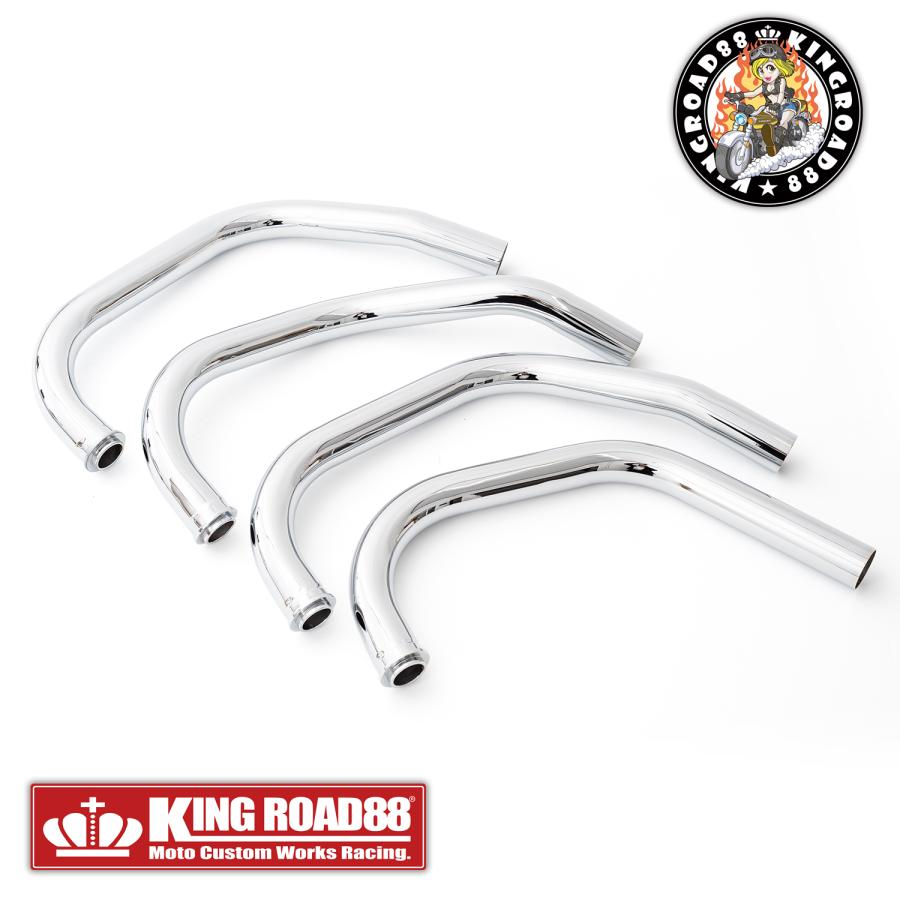 バリオス2型 ZR250B マフラー KingRoad88 King管 フルエキゾースト