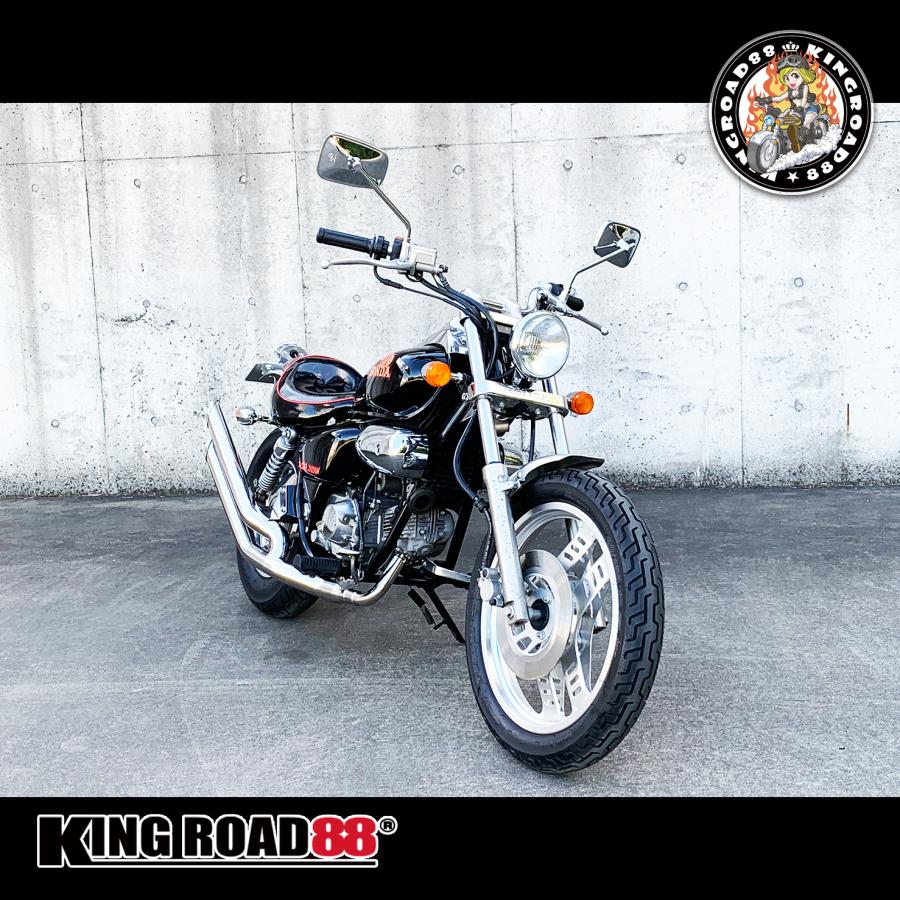 【 5月下旬入荷予定■予約販売 】ホンダ マグナ50 AC13 KingRoad88 スラッシュカット UP ダブル マフラー｜kingroad88｜08