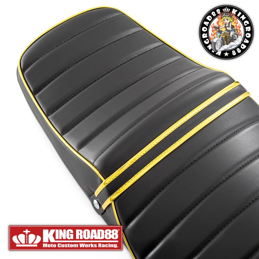 XJR400 前期 4HM KingRoad88 タックロールシート パイピングゴールド