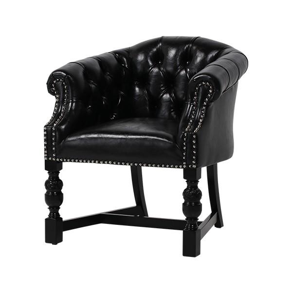 輸入家具 デザイナーズ ブラック パンキッシュ ラウンジチェア 幻想的英黒家具 いす 椅子 アンティーク調 チェスターフィールド ゴシック 9003 8p51b Pn 9003 8p51b Pn キングスクロス 通販 Yahoo ショッピング