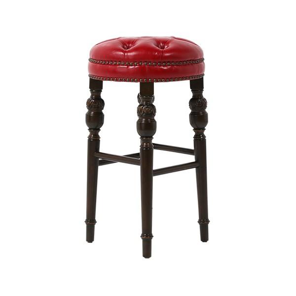 輸入家具 デザイナーズ カウンターチェア バーチェア レッド PU