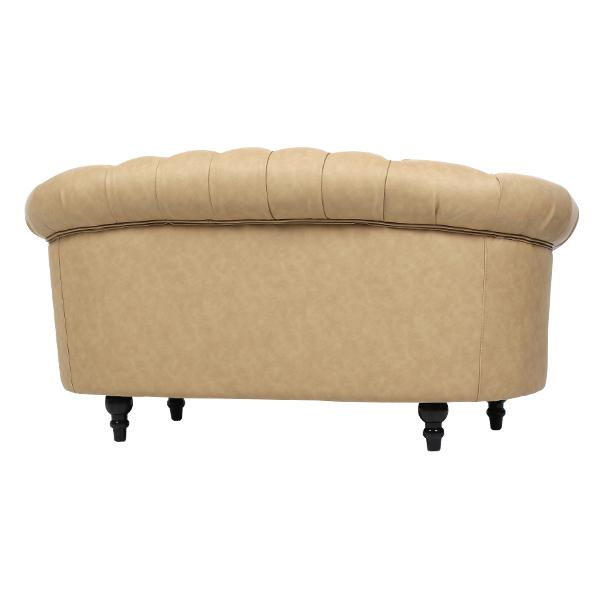 輸入家具 デザイナーズ アンティーク調 ソファ ソファー 2人 二人掛け