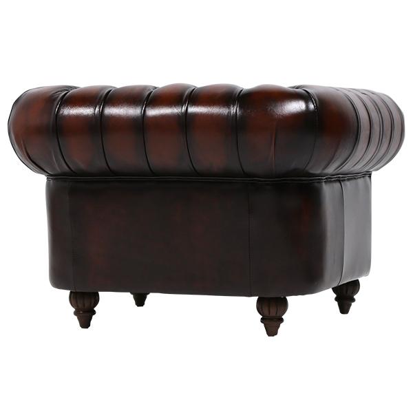 チェスターフィールド アンティーク ヴィンテージ 英国アームソファ1人掛けソファ 一人暮らし 家具 チェスターフィールド アンティーク ソファ