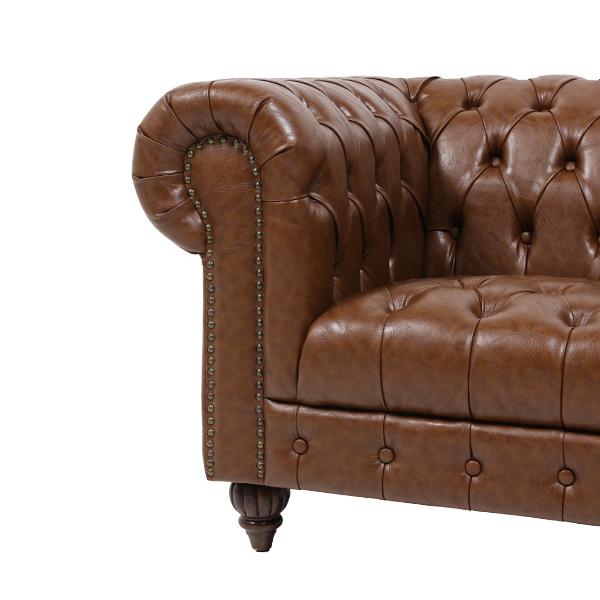 英国 ヴィンテージ チェスターフィールド レザー ソファ1人掛け アンティーク アウトレット ソファ 1人掛け チェスターフィールド