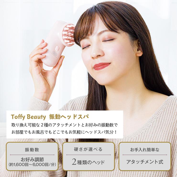 頭皮ブラシ 振動ヘッドスパ 頭皮 こりほぐし 頭 電動 ケア アタッチメント 2種 ハードブラシ ソフトブラシ リラックス 防滴 おしゃれ トフィー キングセレクション 通販 Paypayモール