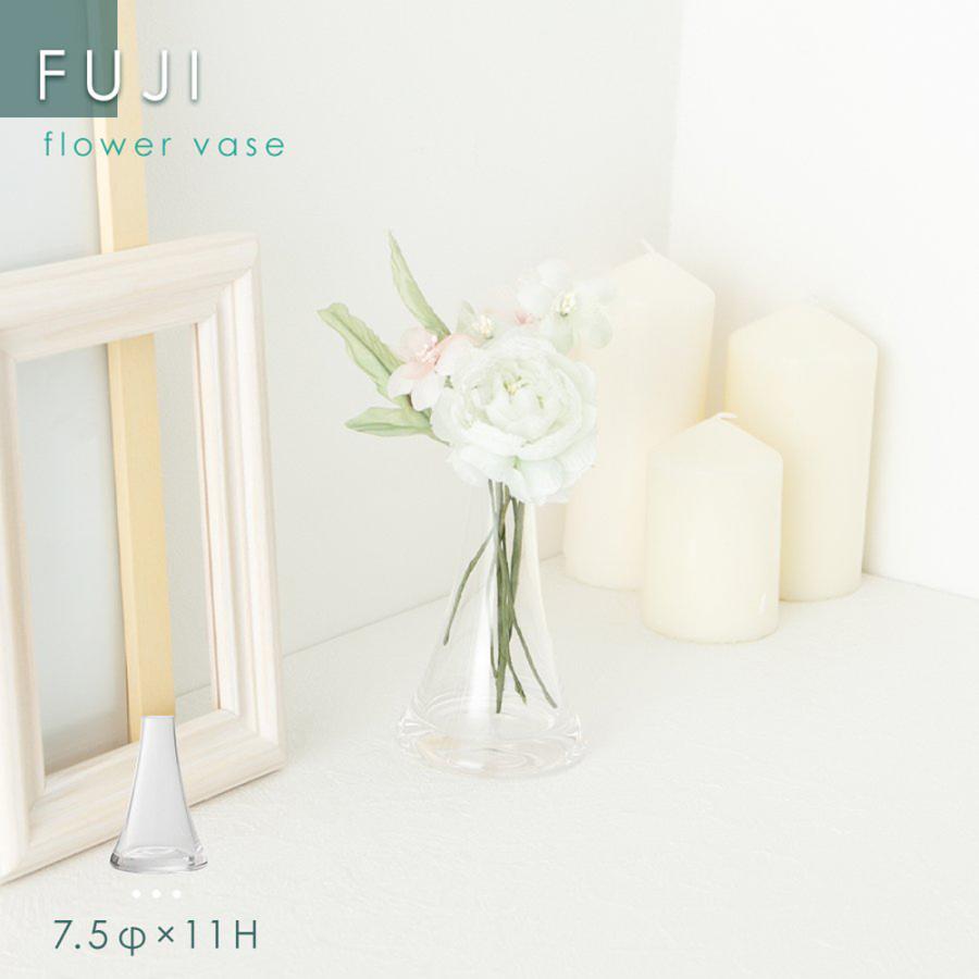 母の日 プレゼント ギフト フラワーベース ガラス 一輪挿し 小さい テーパード型 花瓶 ドライフラワー 造花 フェイクグリーン プリザ 花器 透明 おしゃれ キングセレクション 通販 Paypayモール