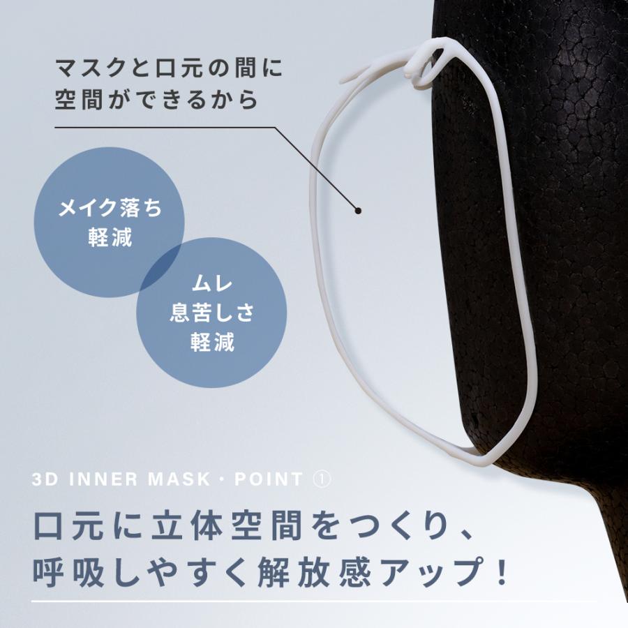 日本製 熱中症対策 マスク 立体 フレーム インナーマスク 不繊維 便利グッズ 呼吸しやすい 蒸れない 洗える 抗菌 カップ マラソン 接客 仕事 ビジネス 夏 キングセレクション 通販 Paypayモール