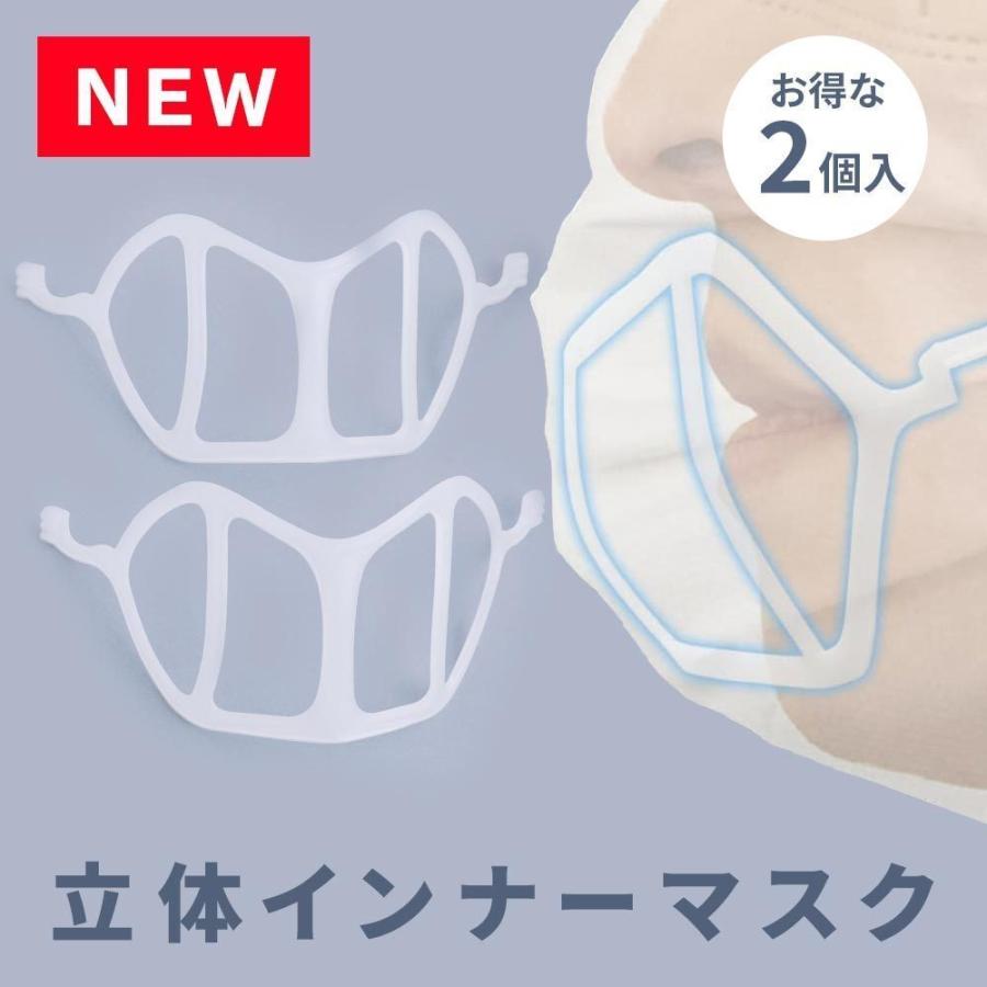 マスク 立体 インナー フレーム 不繊維 便利グッズ 呼吸しやすい 蒸れない 洗える 抗菌 カップ おしゃれ マラソン 接客 仕事 ビジネス 業務用 大人 夏用 熱中症 キングセレクション 通販 Paypayモール