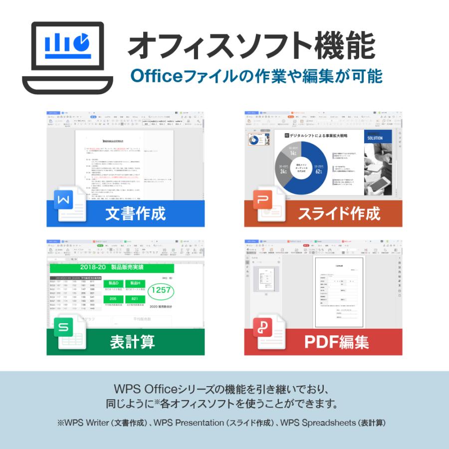 WPS Cloud プレミアム会員（6ヶ月プラン） オフィスソフト PDF編集 クラウドストレージ20GB WPS Office | キングソフト | 05