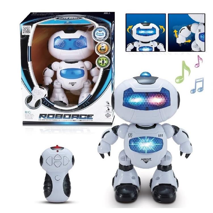 Rロボット 可動式 30cm 黒・白・赤 人気 ロボット おもちゃ 赤外線RC ロボエース ラジコン赤外線 RC