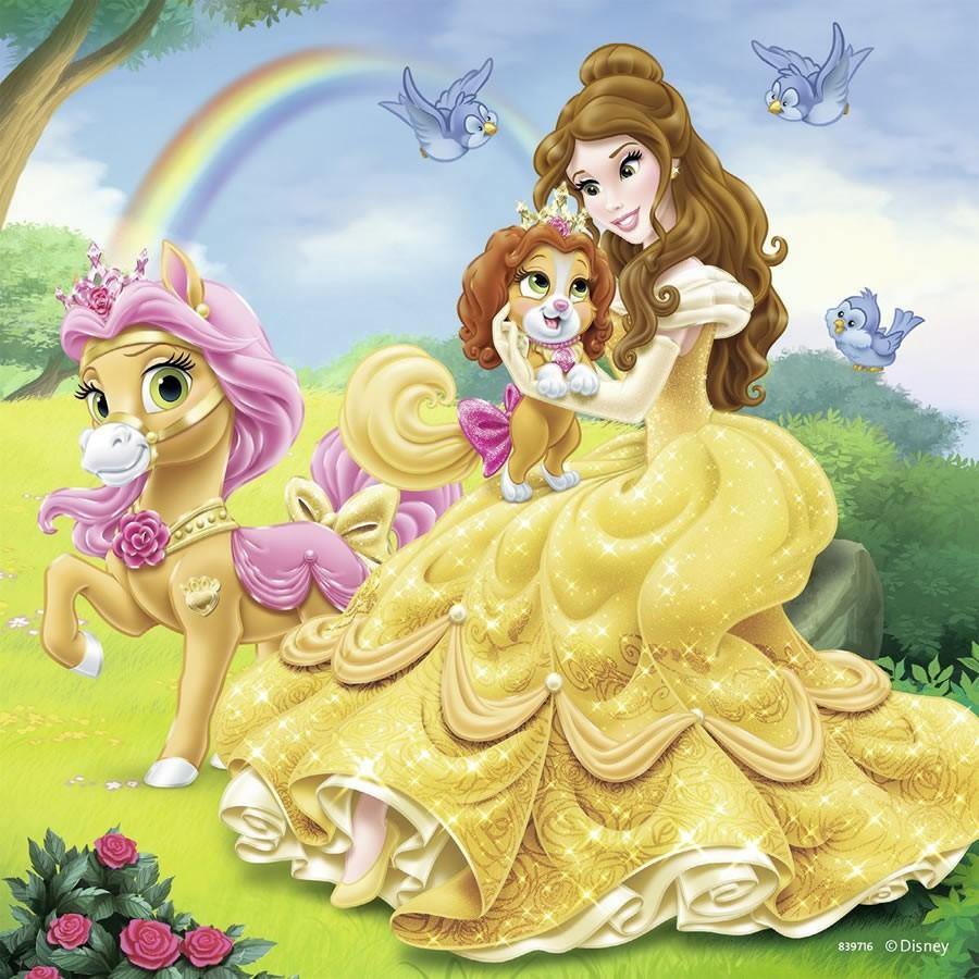 ディズニープリンセス パズル お城のペットたち シンデレラ ラプンツェル ベル 49ピース 3 Disney Princess Palace Pets Ravensburger Puzzle 王様のおもちゃ Yahoo 店 通販 Yahoo ショッピング