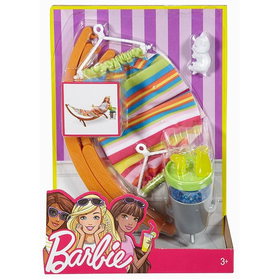 barbie hammock accessory set
