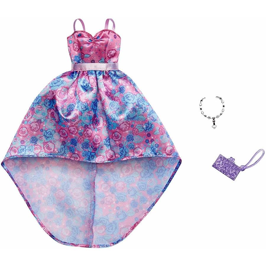 バービー ファッションパック 花柄プリント膝丈ドレス Barbie Mattel 王様のおもちゃ Yahoo 店 通販 Yahoo ショッピング