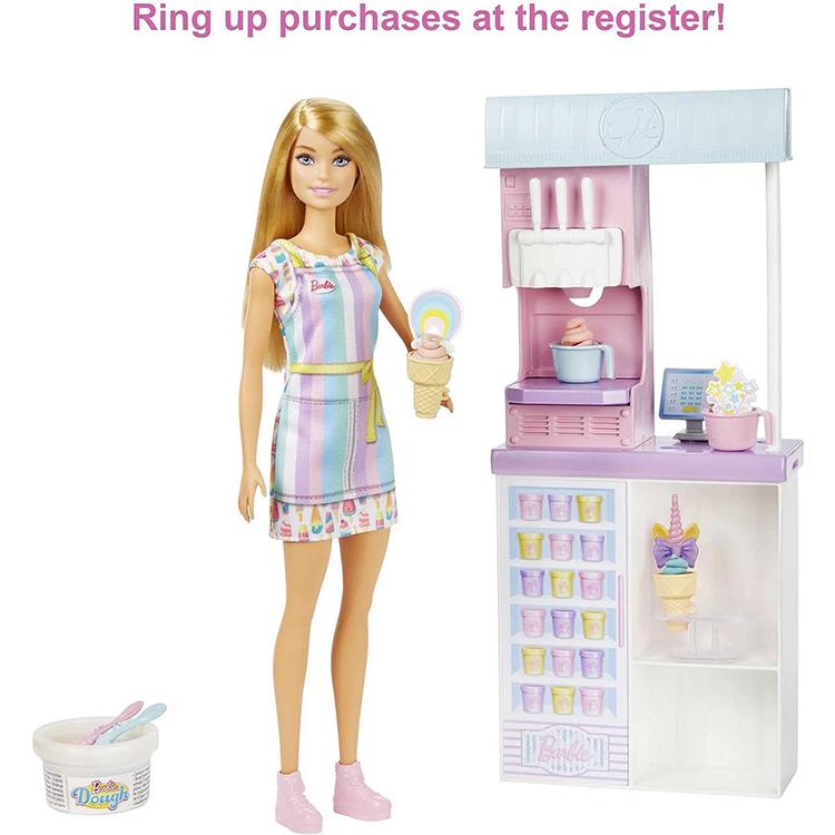 Barbie（バービー） アイスクリームショップ ドール & プレイセット