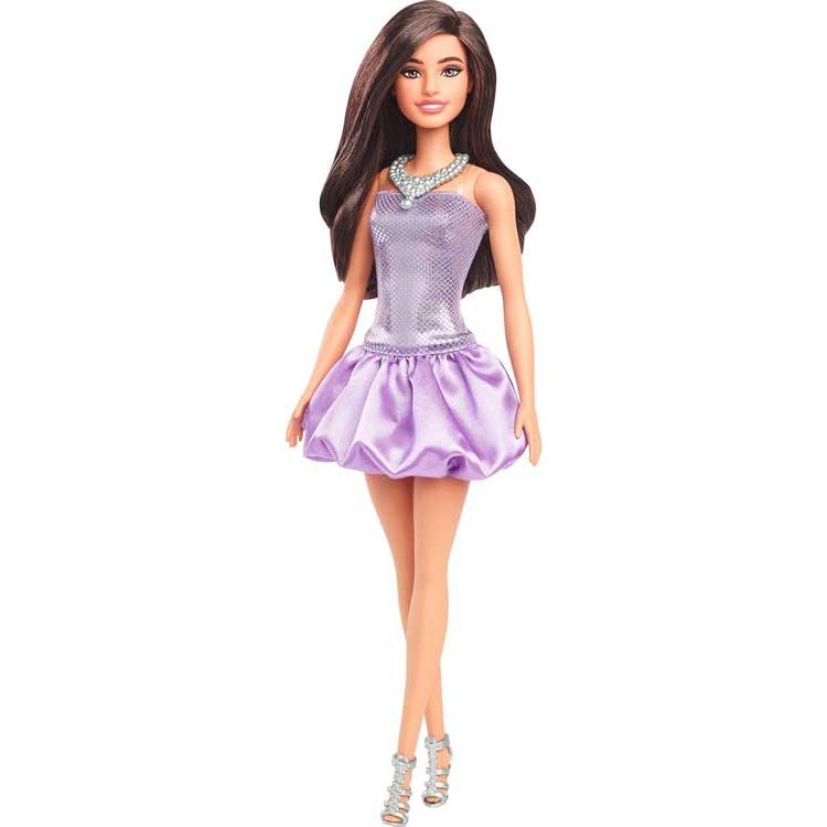 MATTEL（マテル） バービー ファッショニスタ 紫のバブルドレス Barbie