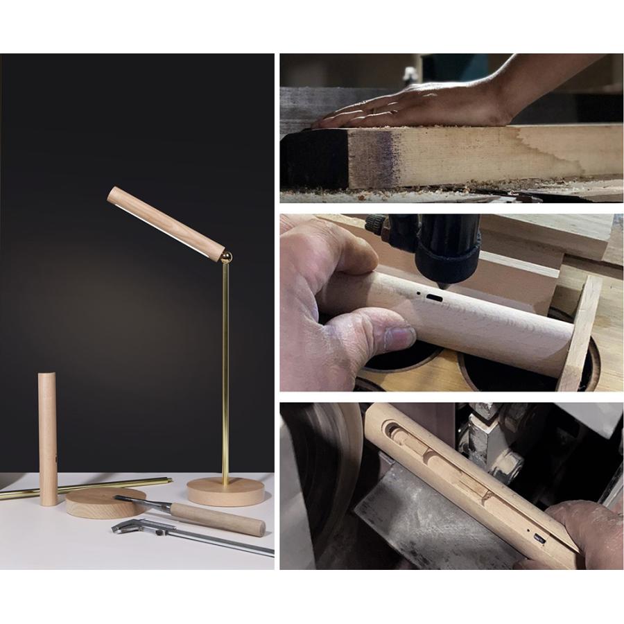 LEDの木製の電気スタンド led マグネット固定読書灯 usb電池式 デスク