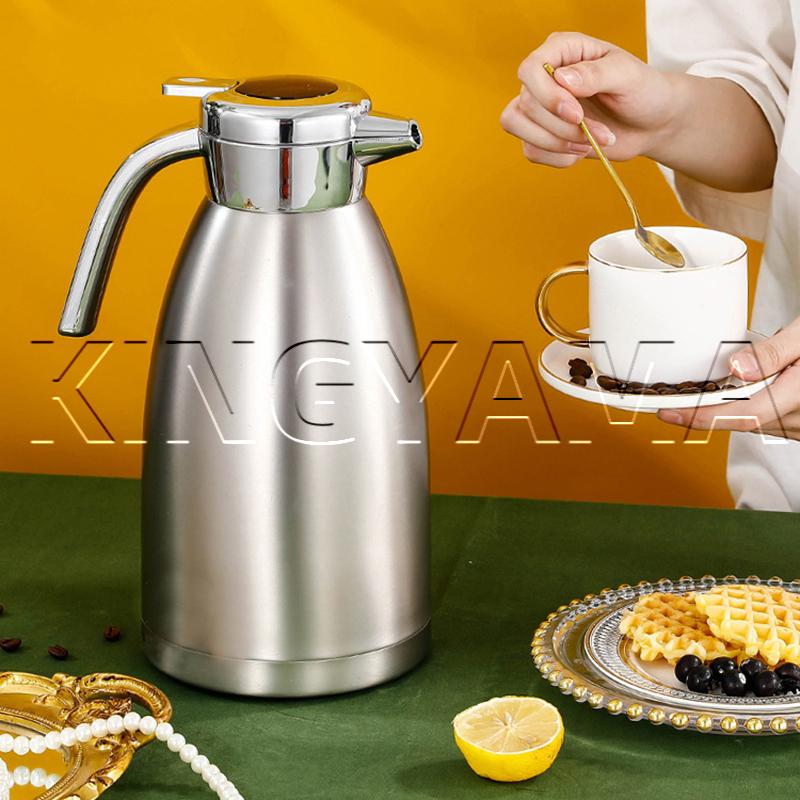 魔法瓶ポット おしゃれ 2.2L 温度表示 魔法瓶 保温 保冷 保温ポット