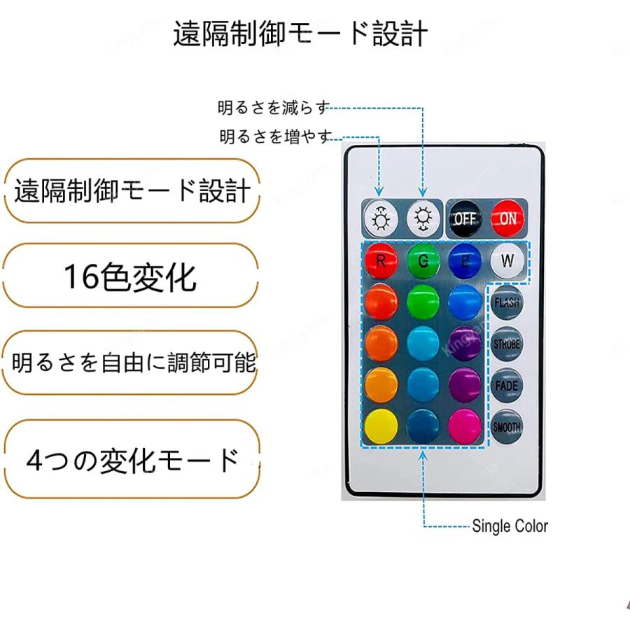 デスクライト テーブルランプ 卓上ライト LED 16色 おしゃれ 万華鏡