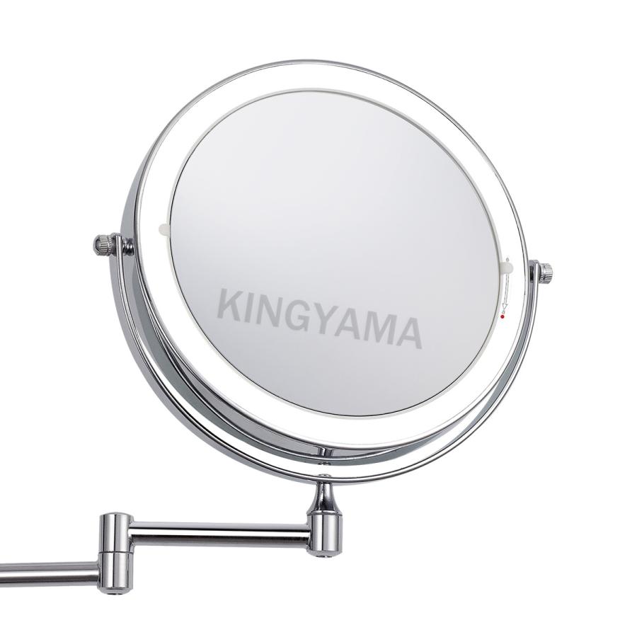 683円 AL完売しました。 TAKOTOMI 吸盤ロック付き ミラー 鏡 拡大鏡 明るさ調節可 簡単取り付け 浴室 洗面所