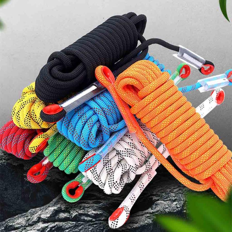 クライミングロープ 安全ロープ プロのロック登山ロープ 多用途 クライミングロープ 安全ロープ プロのロック登山ロープ 多用途