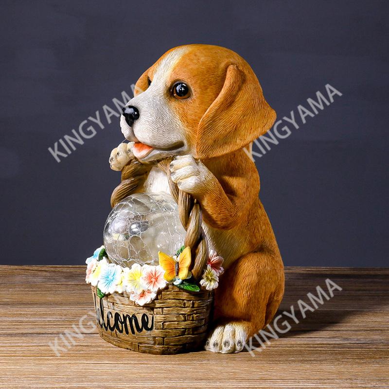 ソーラー置物 樹脂 置物ライト ソーラーハウス 自動点灯 ソーラー