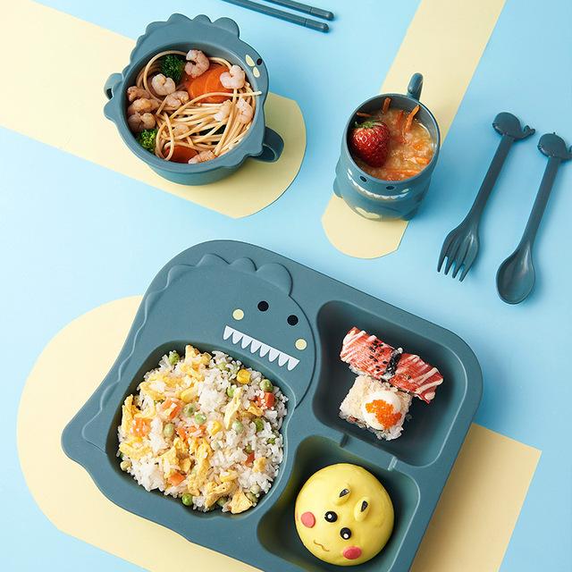 子ども用食器セット キッズプレート ランチプレート ベビー食器 仕切り ボウル 子供用品 仕切り付きプレート 食器 はじめて 皿 軽量 離乳食 食器セット Jszg Cj1 Kingyama 通販 Yahoo ショッピング